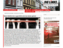 Tablet Screenshot of linksfraktion-altona.de